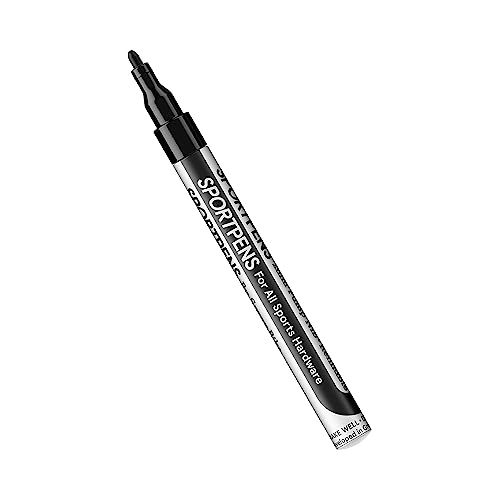 SPRAY.BIKE - SportPens Acrylstifte - wasserfester Lackstift - 2mm Nylon Spitze - stark deckender Multimarker - Acryl stifte zum malen und individualisieren (Schwarz) von SPRAY.BIKE