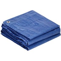 Springos - Abdeckplane 60g/m2 4x5m dicke blaue Schutzplane von SPRINGOS