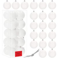 Christbaumkugeln Kunststoffkugeln 20 Stück 8 cm Christbaumkugeln Kunststoffkugeln 20 Stück 8 cm von SPRINGOS