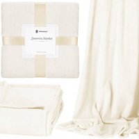 DICKE WARMER DECKE doppelseitige Überwurf für Bett Sofa 90x160 cm WEICHER PLAID von SPRINGOS