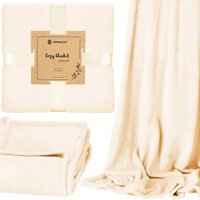 DICKE WARMER DECKE zweiseitige Überwurf für Bett Sofa 150x200 cm WEICHER PLAID von SPRINGOS