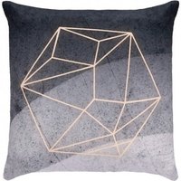 Dekorative Kissenhülle Deko-Kissen 40 x40cm grau von SPRINGOS