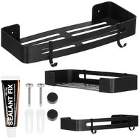 Duschablage 12,5 x 32,5 cm ohne Bohren von SPRINGOS