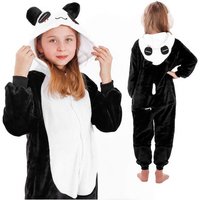 Springos - Einteiliger Kinder-Kigurumi-Panda-Overall in der Größe 125-140 cm. von SPRINGOS