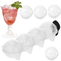 Eiswürfelform Rund Eiswürfelbehälter 4 Kugeln von SPRINGOS