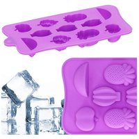 Eiswürfelform Silikon 11 Stk Früchteform für Cocktail Eiswürfelform Silikon 11 Stk Früchteform für Cocktail von SPRINGOS