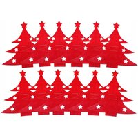 FILZ WEIHNACHTSBESTECKHÜLLEN TISCH 10Stk von SPRINGOS