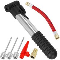 Fahrradpumpe mit 5-in-1-Nadel und Zubehör von SPRINGOS