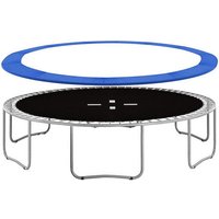 Federabdeckung für Trampolin 426 427 430 14ft tp-14ft 426 cm blau von SPRINGOS