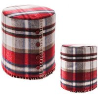 Gepolsterter Hocker, weihnachtlicher Schemel, 33 cm Fußhocker. Gepolsterter Hocker, weihnachtlicher Schemel, 33 cm Fußhocker. von SPRINGOS