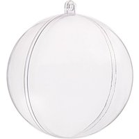 HERZ KUGEL ACRYL DEKORATION KUGELN PLASTIK 12cm von SPRINGOS