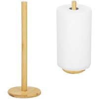 Handtuchhalter, natürlicher Bambus-Küchenständer von SPRINGOS