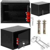 Haus-Tresor mit Schlüssel, Geldkassette 35cm, schwarzes Geldversteck Haus-Tresor mit Schlüssel, Geldkassette 35cm, schwarzes Geldversteck von SPRINGOS