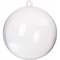 KUGEL WEIHNACHTSKUGEL ACRYL TRANSPARENT PLASTIK VERBUNDENE WEIHNACHTSKUGELN KUGELN DECO 11cm KUGEL WEIHNACHTSKUGEL ACRYL TRANSPARENT PLASTIK VERBUNDENE WEIHNACHTSKUGELN KUGELN DECO 11cm von SPRINGOS