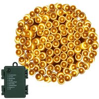 LED-Lichterkette mit 50 LEDs 5,5 m batteriebetrieben 8 Modi LED-Lichterkette mit 50 LEDs 5,5 m batteriebetrieben 8 Modi von SPRINGOS