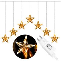 Lichterkette 70 LEDs 5 m Sterne 8 Funktionen von SPRINGOS