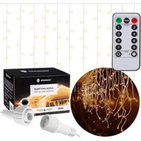 Lichtervorhang mit Timer-Funktion 500 LEDs 22,5 m 8 Funktionen Strombetrieben Lichtervorhang mit Timer-Funktion 500 LEDs 22,5 m 8 Funktionen Strombetrieben von SPRINGOS