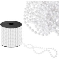 Perlenband 10 m Perlengirlande Perlenkette Kunstperlen Weihnachtsgirlande 8 mm Perlenband 10 m Perlengirlande Perlenkette Kunstperlen Weihnachtsgirlande 8 mm von SPRINGOS