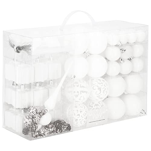 SPRINGOS 100 Stück Baumkugeln inkl. Spitze Verschiedene Formen echte Zapfen Weihnachtsschmuck Weihnachten Tannenbaum Dekoration SPRINGOS 100 Stück Baumkugeln inkl. Spitze Verschiedene Formen echte Zapfen Weihnachtsschmuck Weihnachten Tannenbaum Dekoration von SPRINGOS