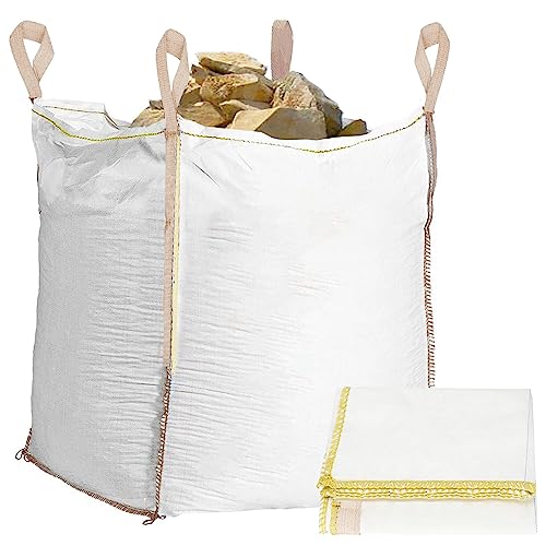 SPRINGOS BIG BAG Sack Containersack offen 75 x 75 x 75 cm Tragfähigkeit 500 kg von SPRINGOS