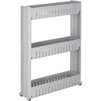 SPRINGOS Badregal m. Rollen 3 Ablagen Badezimmer Küchenservice Allzweck Regal Ausmaß: 70 x 54 x 12,5 cm SPRINGOS Badregal m. Rollen 3 Ablagen Badezimmer Küchenservice Allzweck Regal Ausmaß: 70 x 54 x 12,5 cm von SPRINGOS