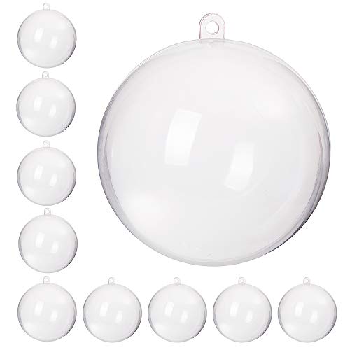 SPRINGOS Christbaumkugel zum Befüllen DIY 10 Stück Ø 11 cm SPRINGOS Christbaumkugel zum Befüllen DIY 10 Stück Ø 11 cm von SPRINGOS