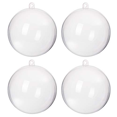 SPRINGOS Christbaumkugel zum Befüllen DIY 4 Stück Ø 11 cm SPRINGOS Christbaumkugel zum Befüllen DIY 4 Stück Ø 11 cm von SPRINGOS
