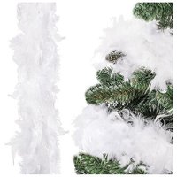 SPRINGOS Federgirlande Weiß 400 cm Hochzeit Babyshower Weihnachten Party Dekoration SPRINGOS Federgirlande Weiß 400 cm Hochzeit Babyshower Weihnachten Party Dekoration von SPRINGOS