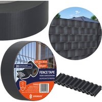 SPRINGOS Garten Sichtschutzstreifen 35 Meter mit 20 Clips für Gartenzaun Doppelstabmatten SPRINGOS Garten Sichtschutzstreifen 35 Meter mit 20 Clips für Gartenzaun Doppelstabmatten von SPRINGOS