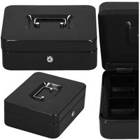 SPRINGOS Geldkassette abschließbar mit Schlüssel Sparbox 30 x 9 x 24 cm Safe für die Speicherung von Geld von SPRINGOS