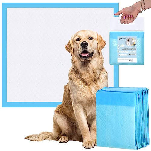 Welpenunterlagen 60x60cm 10 Stück Pack Inkontinenzunterlage Hundetoilette PIPI Matten Für Hunde SPRINGOS von SPRINGOS