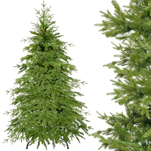 SPRINGOS Künstlicher Weihnachtsbaum Fichte Natural 150 cm PE inkl. Ständer von SPRINGOS