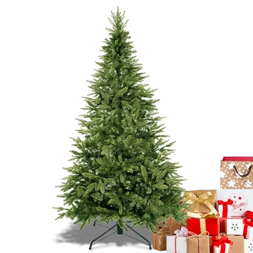 SPRINGOS Künstlicher Weihnachtsbaum Fichte Natural 220 cm PE inkl. Ständer von SPRINGOS