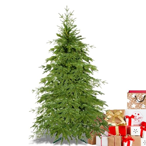 SPRINGOS Künstlicher Weihnachtsbaum Kunstbaum wie Echt mit Ständer 120 cm Nachbildung der Fichte Dichter Christbaum Eleganter Weihnachtsbaum aus Kunststoff von SPRINGOS