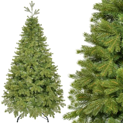 SPRINGOS Künstlicher Weihnachtsbaum Naturkiefer Premium PE 220 cm von SPRINGOS
