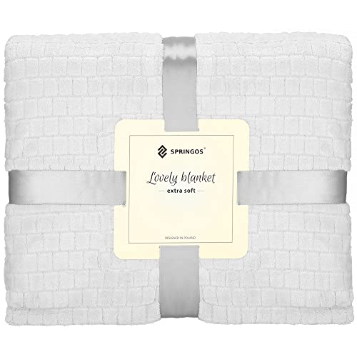 SPRINGOS Kuscheldecke 170 x 210 cm Wohndecke Tagesdecke Überwurf Textur Waffelmuster Plaid SPRINGOS Kuscheldecke 170 x 210 cm Wohndecke Tagesdecke Überwurf Textur Waffelmuster Plaid von SPRINGOS