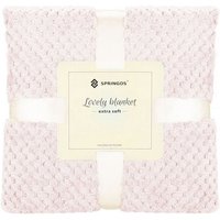 SPRINGOS Kuscheldecke 200 x 220 cm Flauschige Wohndecke Tagesdecke Textur Muschel-Muster Sofadecke Plaid Extra Soft SPRINGOS Kuscheldecke 200 x 220 cm Flauschige Wohndecke Tagesdecke Textur Muschel-Muster Sofadecke Plaid Extra Soft von SPRINGOS