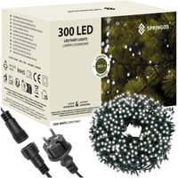 SPRINGOS LED-Lichterkette 19,5 m Kaltweiß 300 LEDs Innen Außen Weihnachtsbeleuchtung IP44 Lichtergirlande SPRINGOS LED-Lichterkette 19,5 m Kaltweiß 300 LEDs Innen Außen Weihnachtsbeleuchtung IP44 Lichtergirlande von SPRINGOS