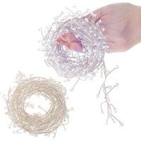 SPRINGOS Lichterkette 300 LEDs 600 CM Eiszapfen Kaltweiß 8 Funktionen Stromversorgung Lichtdekoration Indoor/Outdoor Weihnachten/Weihnachtsdekoration von SPRINGOS