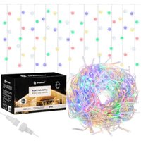 SPRINGOS Lichterkette 500 LED 22,5 m bunt Flash Funktion Stromversorgung Lichtervorhang Lichtdekoration Indoor Outdoor Weihnachten SPRINGOS Lichterkette 500 LED 22,5 m bunt Flash Funktion Stromversorgung Lichtervorhang Lichtdekoration Indoor Outdoor Weihnachten von SPRINGOS