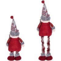 SPRINGOS Nikolaus Dekofigur Weihnachtsmann 40-65 cm höhenverstellbar Weihnachten Schaufenster von SPRINGOS