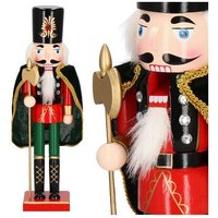 SPRINGOS Nussknacker Figur aus Holz Soldat mit Hellebarde Höhe: 38 cm schwarz Weihnachten Weihnachtsdekoration SPRINGOS Nussknacker Figur aus Holz Soldat mit Hellebarde Höhe: 38 cm schwarz Weihnachten Weihnachtsdekoration von SPRINGOS