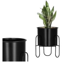 SPRINGOS Pflanzenständer aus Metall mit Übertopf ausgefallene Form 3 Beine Dekoration für Haus und Wohnung SPRINGOS Pflanzenständer aus Metall mit Übertopf ausgefallene Form 3 Beine Dekoration für Haus und Wohnung von SPRINGOS
