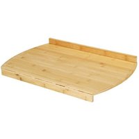 SPRINGOS Schneidebrett aus Bambusholz 38 x 58 cm mit Saftrille großes Holz-Brett für die Küche von SPRINGOS