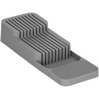 SPRINGOS Schubladen-Einsatz, Messerhalter für 9 Messer, LxB: 39 x 14 cm, Kunststoff, Messerorganiser, Messeraufbewahrung, zweistufig, Messerblock mit von SPRINGOS