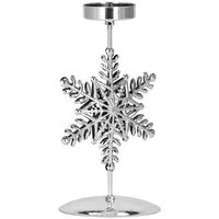 SPRINGOS Teelichthalter aus Metall Kerzenhalter Schneeflocke 17 cm Dekoration Heimdekoration Weihnachten SPRINGOS Teelichthalter aus Metall Kerzenhalter Schneeflocke 17 cm Dekoration Heimdekoration Weihnachten von SPRINGOS