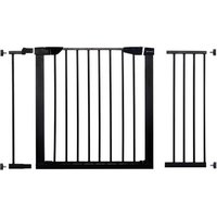 SPRINGOS Tür- und Treppenschutzgitter 2 x Verlängerung schwarz Passung: 110-117 cm Spannsystem von SPRINGOS