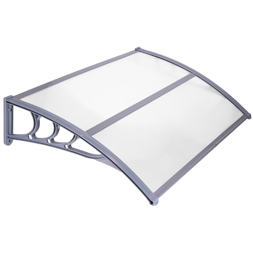 SPRINGOS Türvordach Vordach über Haustür Balkon Regenschutz Türüberdachung Eingangsüberdachung 150 x 75 x 23 cm Aluminium Polycarbonat SPRINGOS Türvordach Vordach über Haustür Balkon Regenschutz Türüberdachung Eingangsüberdachung 150 x 75 x 23 cm Aluminium Polycarbonat von SPRINGOS
