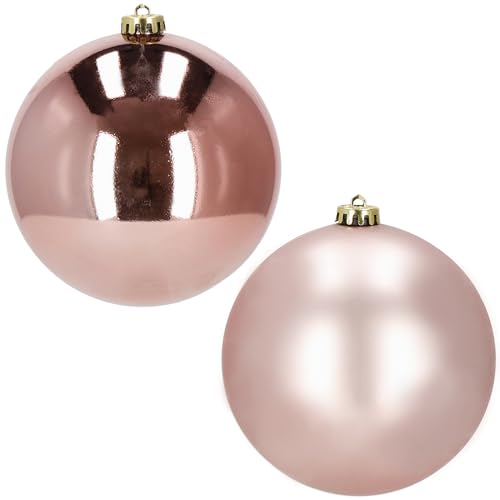SPRINGOS Weihnachtsbaumkugeln Durchmesser 15 cm 2 Stück Christbaumkugeln Weihnachtsbaumschmuck SPRINGOS Weihnachtsbaumkugeln Durchmesser 15 cm 2 Stück Christbaumkugeln Weihnachtsbaumschmuck von SPRINGOS