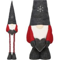 SPRINGOS Wichtel Weihnachtszwerg Figur Höhenverstellbar 80- 125 cm Herz Teleskopbeine Zipfelmütze Schneeflocke Weihnachtsdekoration SPRINGOS Wichtel Weihnachtszwerg Figur Höhenverstellbar 80- 125 cm Herz Teleskopbeine Zipfelmütze Schneeflocke Weihnachtsdekoration von SPRINGOS